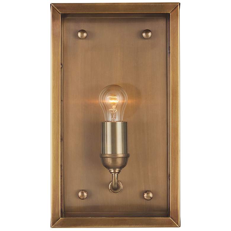 Image 4 Currey & Company Royster Brass Outdoor 1-Light Wall Sconce more views