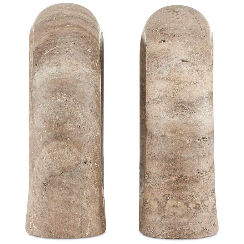 Image 3 Currey & Company Russo Travertine Object Set of 2 more views
