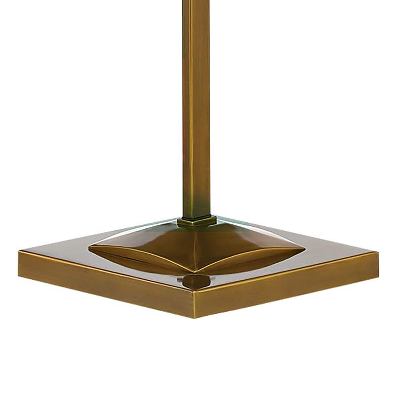 Image 2 Currey & Company Ruxley 44 1/4" Polished Antique Brass Floor Lamp more views