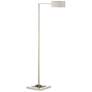 1_Currey & Company Ruxley 44 1/4" Polished Nickel Floor Lamp