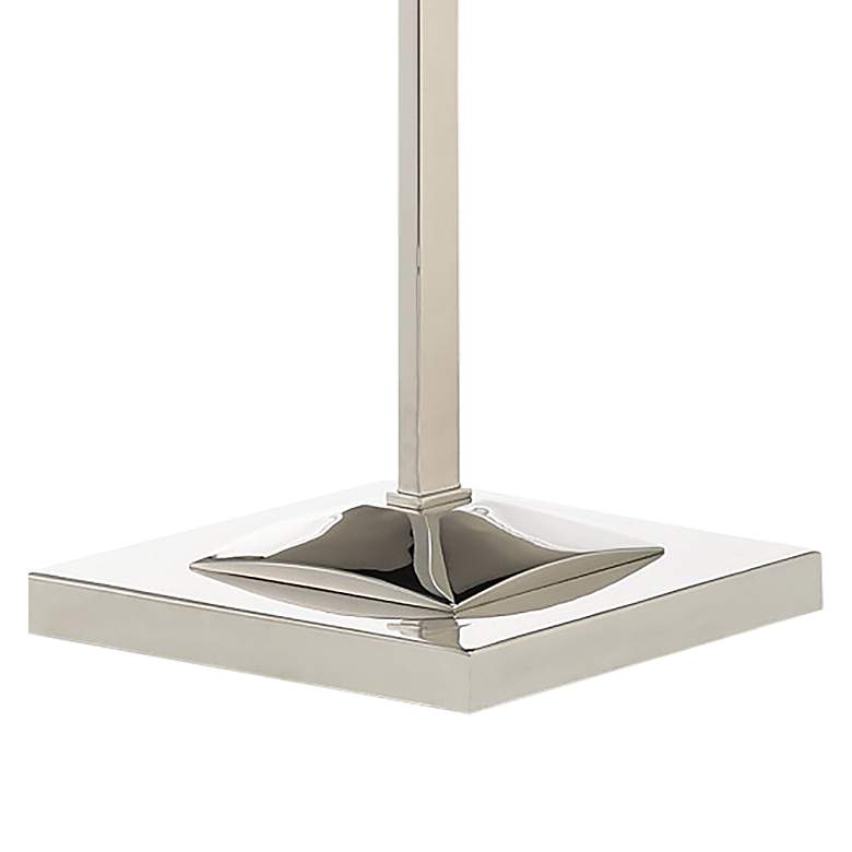 Image 2 Currey & Company Ruxley 44 1/4" Polished Nickel Floor Lamp more views