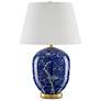 3_Currey and Company Sakura Blue White Table Lamp more views