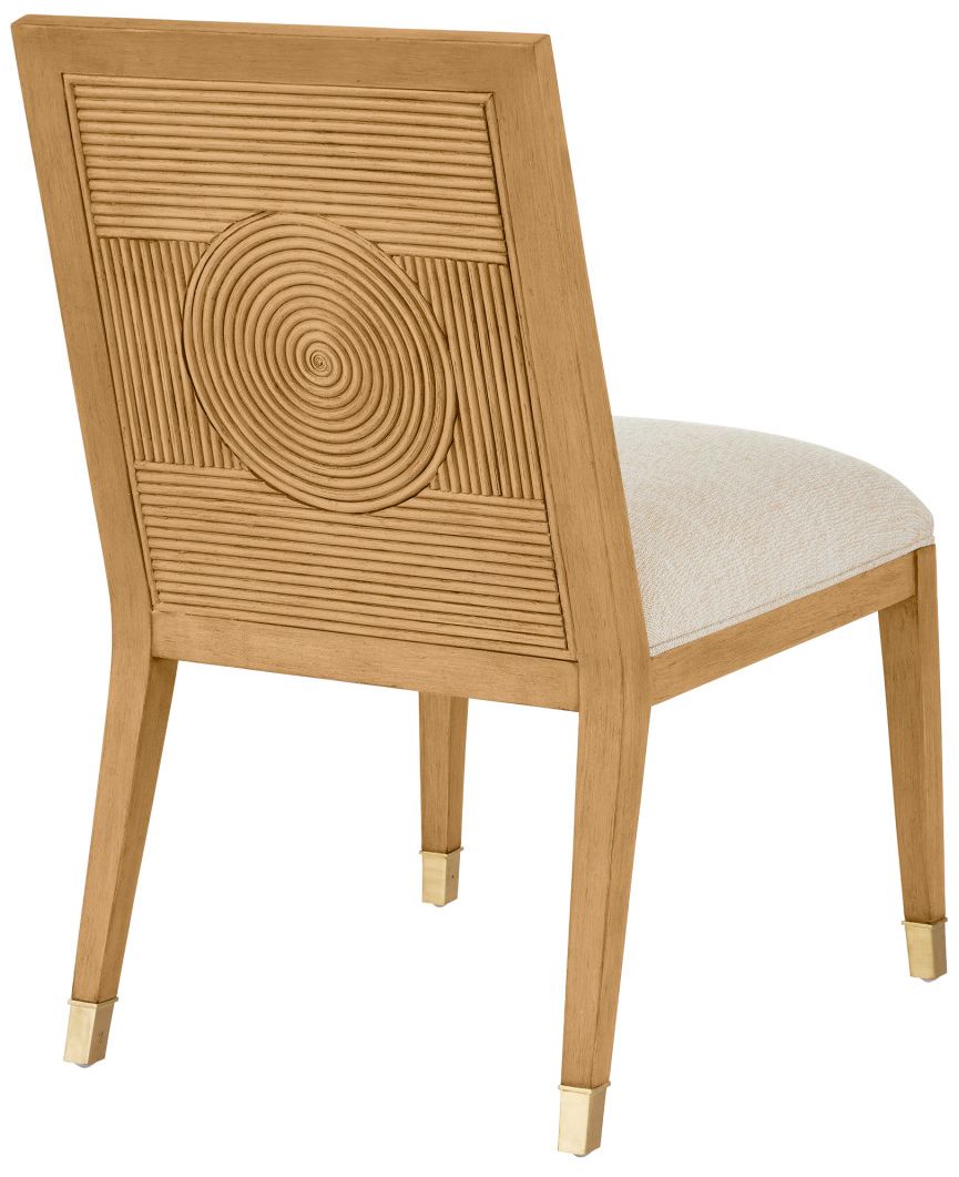 Currey & Company Santos Upholstered Sea Sand Side Chair