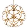 2_Currey & Company Sappho 33 1/2" 9-Light Gold Leaf Orb Chandelier