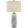 Currey & Company Sarcelle Sea Foam Terracotta Table Lamp