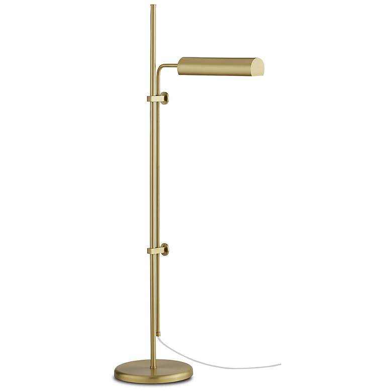 Image 5 Currey &amp; Company Satire 55 inch High Modern Brass Floor Lamp more views