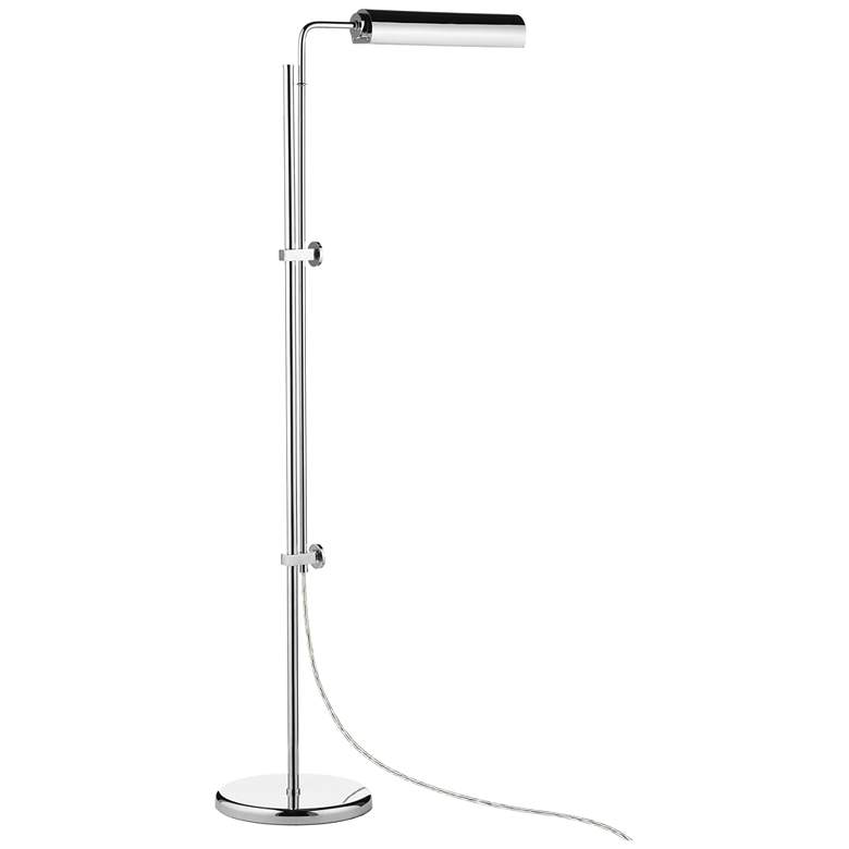 Image 1 Currey & Company Satire 55" High Modern Nickel Floor Lamp