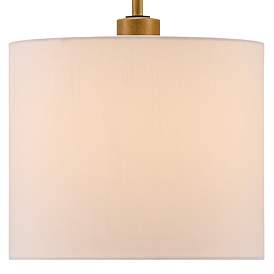 Image3 of Currey and Company Savill Antique Brass Plug-In Wall Lamp more views
