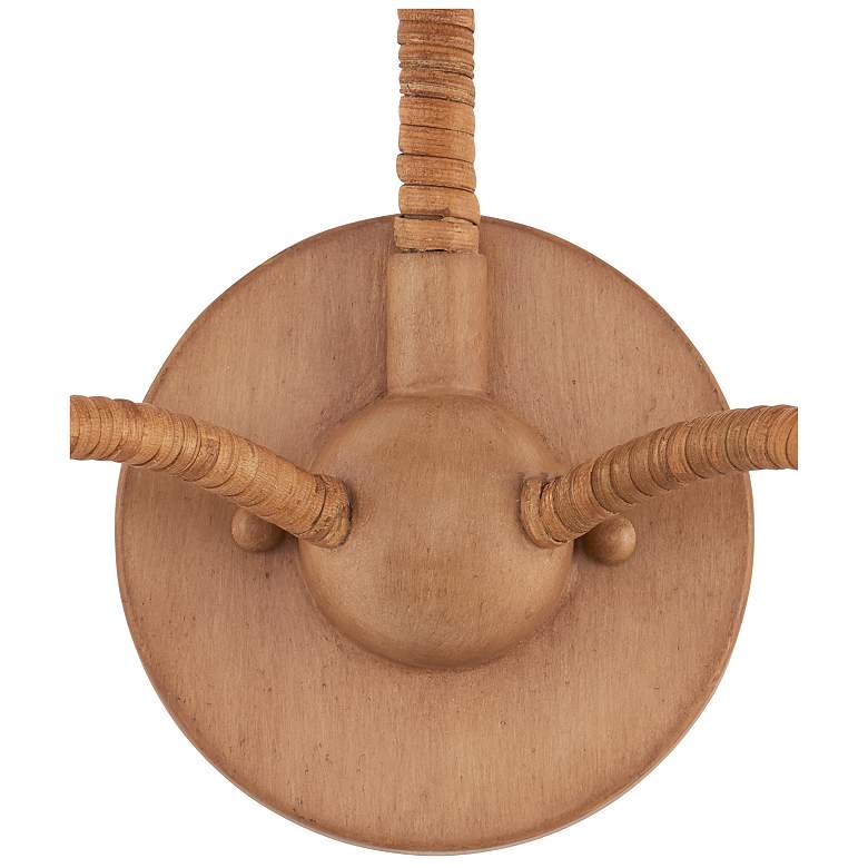 Image 2 Currey & Company Saxon 2-Light Tan Wall Sconce more views