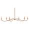 Currey and Company Saxon 60 3/4" Wide Candelabra Rattan Chandelier