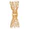 Currey and Company Sea Fan 21 1/2" High Gold Gilt Wall Sconce