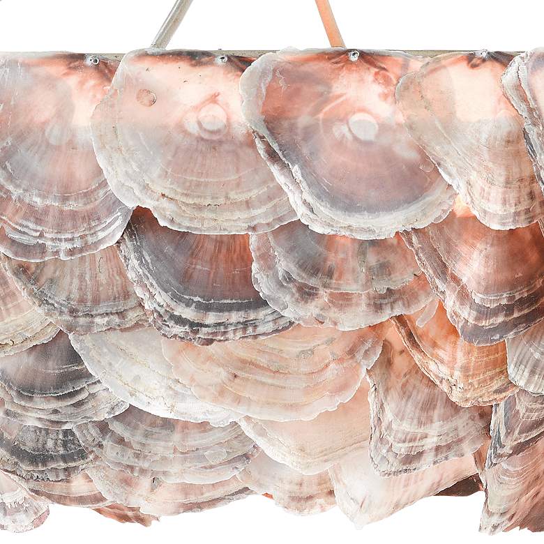 Image 2 Currey and Company Seahouse 22" Capiz Shell Ceiling Light more views