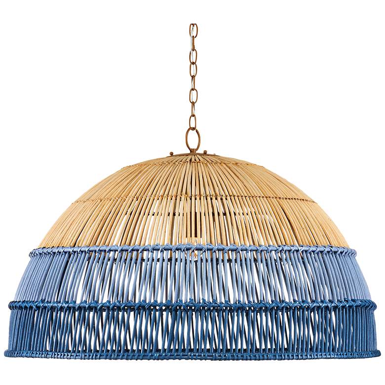 Image 2 Currey & Company Senjyo 36 1/4" Wide Khaki Pendant Light