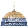 2_Currey & Company Senjyo 36 1/4" Wide Khaki Pendant Light