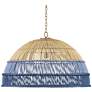 3_Currey & Company Senjyo 36 1/4" Wide Khaki Pendant Light more views