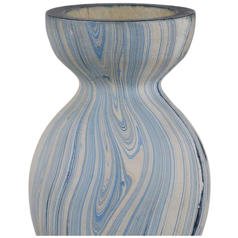 Image 3 Currey & Company Set of 3 Calm Sea Marbleized Vases more views
