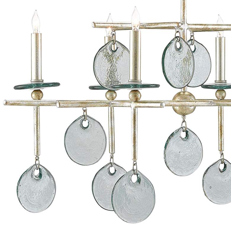 Image 2 Currey & Company Sethos 42" Silver Granello 8-Light Chandelier more views