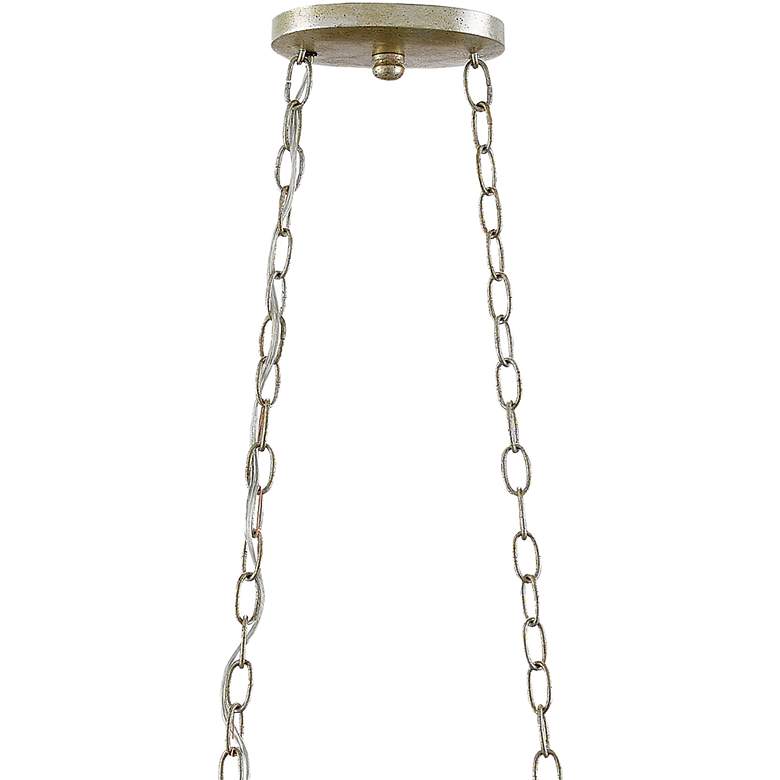 Image 4 Currey & Company Sethos 42" Silver Granello 8-Light Chandelier more views