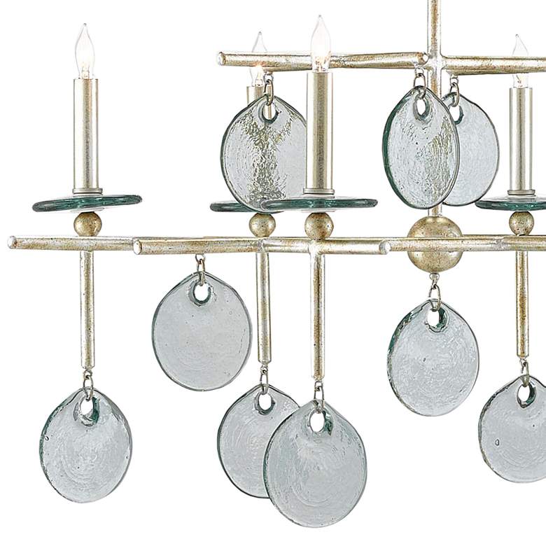 Image 2 Currey &amp; Company Sethos 42 inchW Silver Granello 8-Light Chandelier more views
