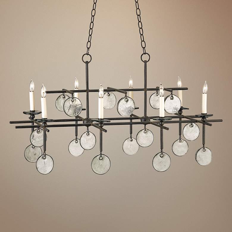 Image 1 Currey &amp; Company Sethos 8-Light 42 inch Wide Chandelier