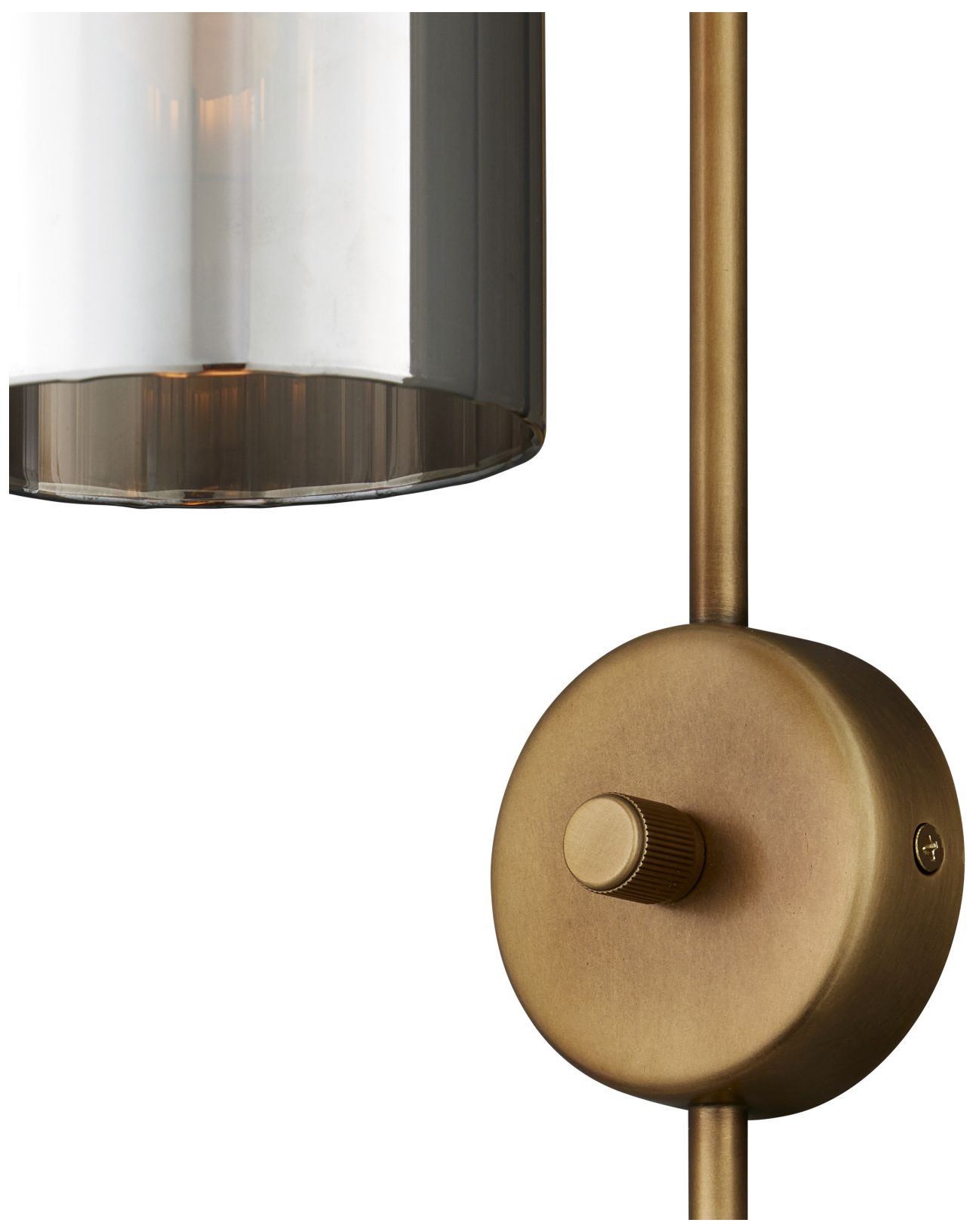 Image 3 Currey & Company Severn 1-Light Brass Wall Sconce more views