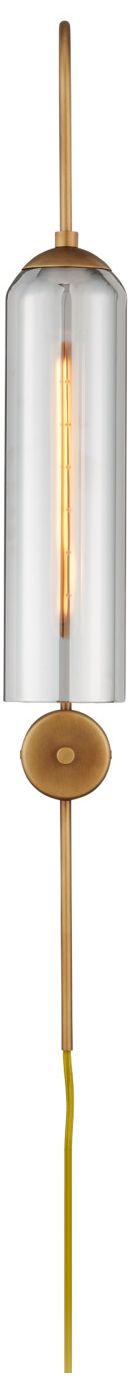 Image 4 Currey & Company Severn 1-Light Brass Wall Sconce more views