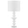 Currey & Company Sheba 31" Mother of Pearl Geometric Table Lamp