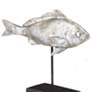 Currey &amp; Company Silver Fish 13 3/4" Wide Statues Set of 3