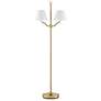 2_Currey & Company Sirocco 56" 2-Light Metal and Jute Floor Lamp more views