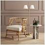 4_Currey & Company Sirocco 56" 2-Light Metal and Jute Floor Lamp more views