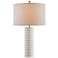 Currey & Company Snowdrop Natural Sand Stone Table Lamp