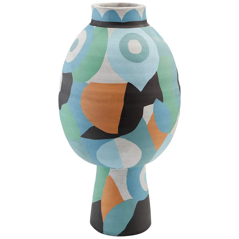 Image 1 Currey &amp; Company So Nouveau Multi-Color 18 1/4 inch High Vase