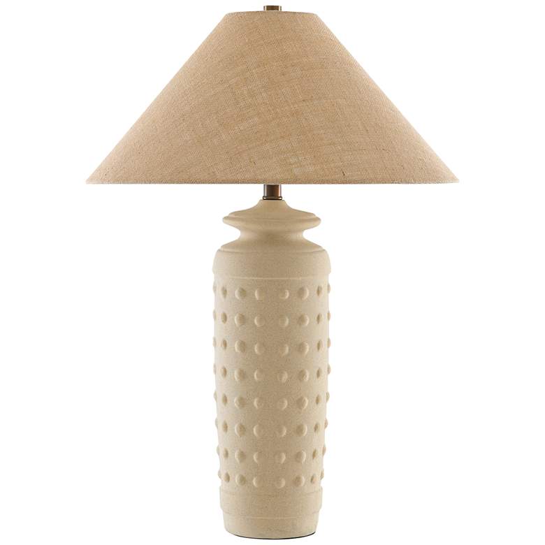 Image 1 Currey & Company Sonoran Sand Ceramic Table Lamp