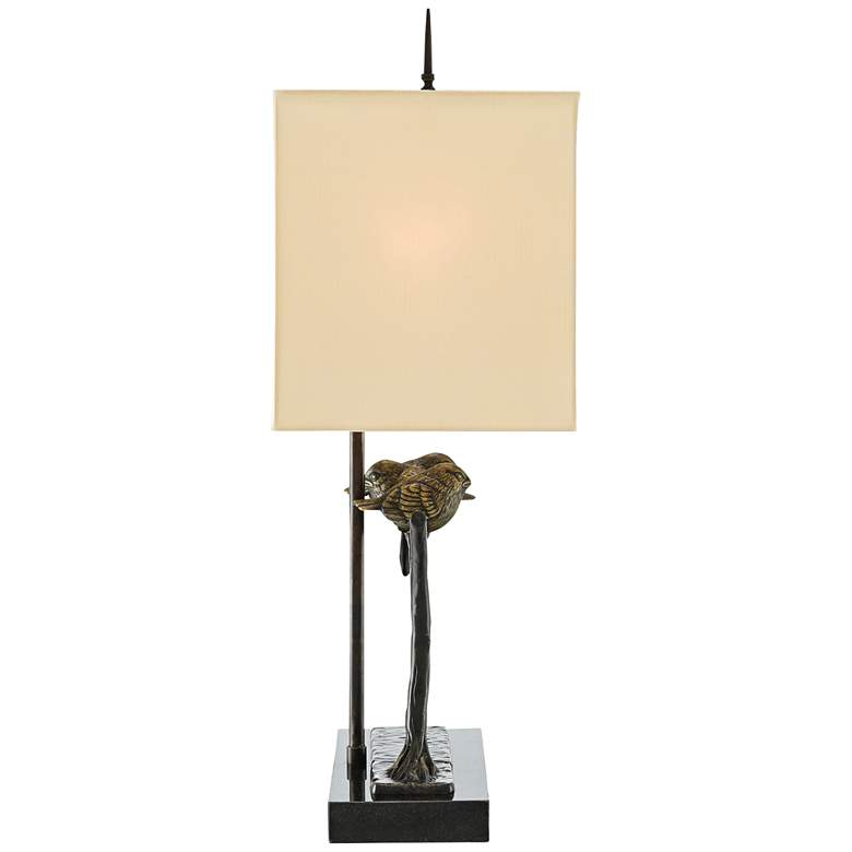 Image 6 Currey &amp; Company Sparrow Bronze and Black Table Lamp more views