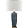Currey and Company Stardust Blue Speckle Urn Table Lamp