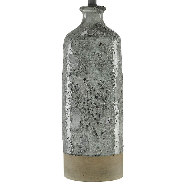 Image 2 Currey & Company Stargazer 33 1/2" Glass Mosaic Gray Table Lamp more views