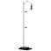 Currey and Company Strada Polished Nickel Floor Lamp