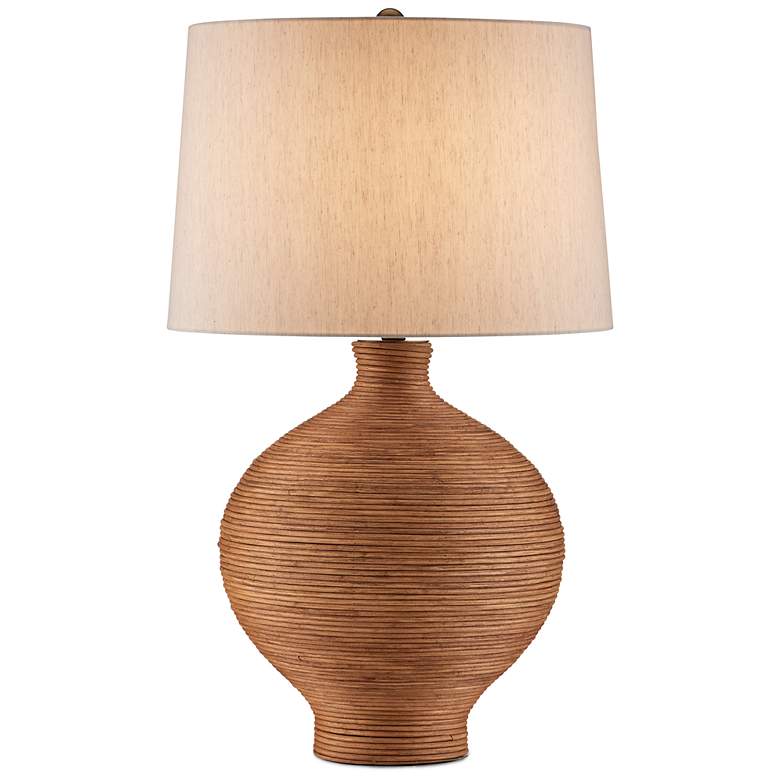 Image 2 Currey & Company Susel Natural Rattan Table Lamp