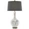 Currey and Company Swan White and Gray Table Lamp