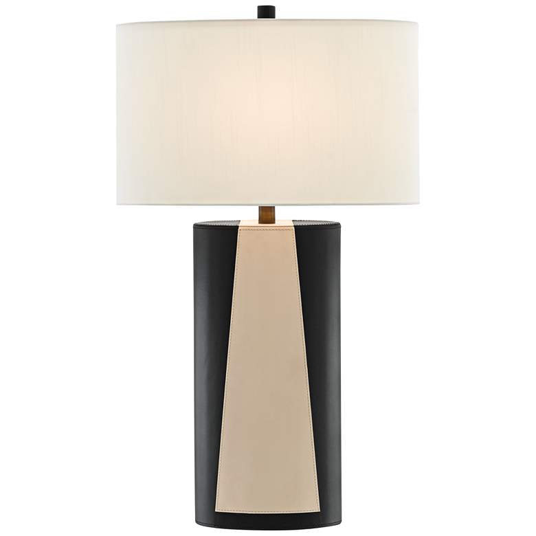 Image 1 Currey and Company Swanson Black and Tan Table Lamp