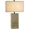 Currey and Company Symbol Polished Concrete Table Lamp
