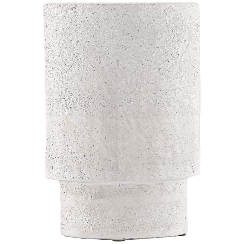 Image 1 Currey and Company Tambora Ivory 12 1/2"H Terracotta Vase