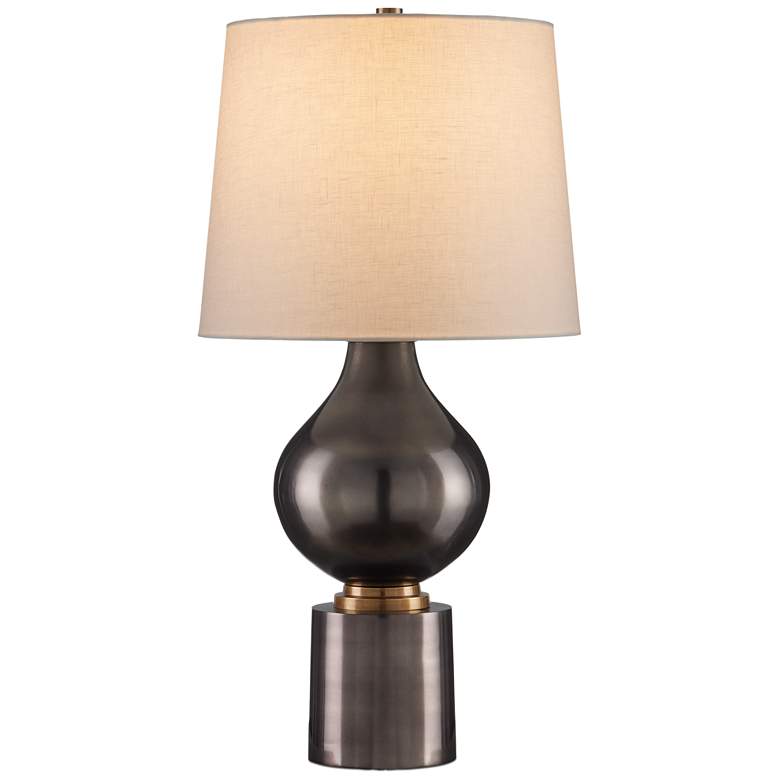 Image 1 Currey & Company Tamerlane 27 1/2" Aluminum and Brass Table Lamp