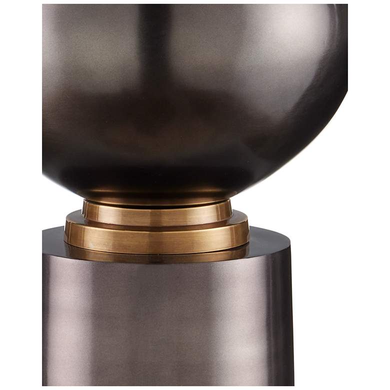 Image 2 Currey & Company Tamerlane 27 1/2" Aluminum and Brass Table Lamp more views