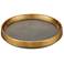 Currey & Company Tanay Antique Brass Round Tray
