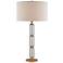 Currey and Company Tango Brass and Crystal Table Lamp