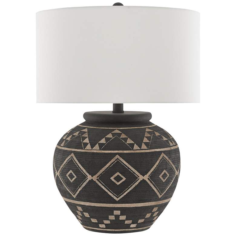 Image 1 Currey & Company Tattoo Brewed Latte Terracotta Table Lamp