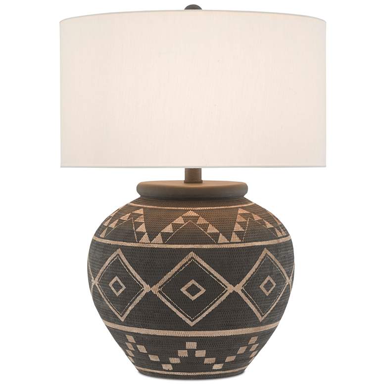 Image 4 Currey &amp; Company Tattoo Brewed Latte Terracotta Table Lamp more views