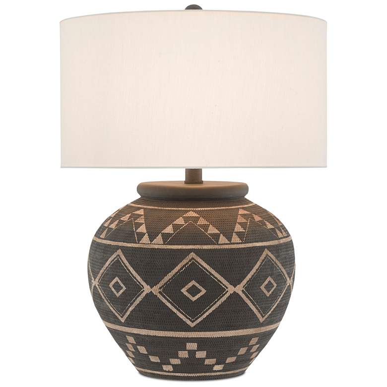 Image 4 Currey & Company Tattoo Brewed Latte Terracotta Table Lamp more views