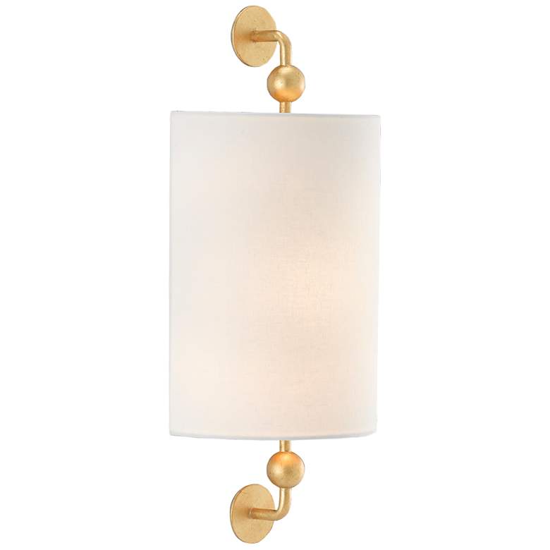 Image 1 Currey & Company Tavey Gold 1-Light Wall Sconce